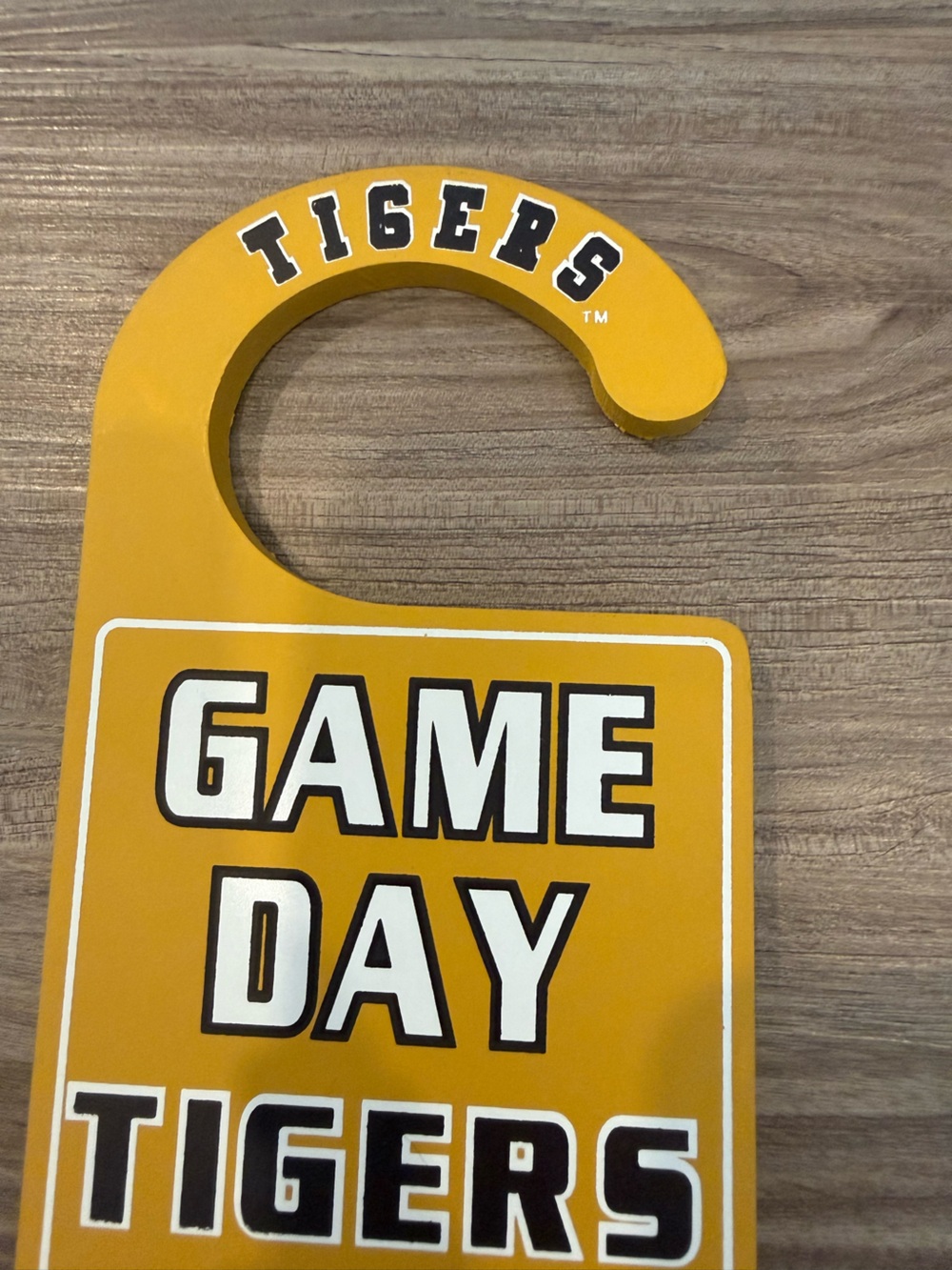 Missouri Tigers Yellow Door Hanger - Mizzou-Rah! - Picture 3 of 6